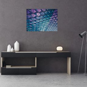 Sklenený obraz - farebná štruktúra (70x50 cm)