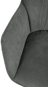 Jedálenská stolička Jules - látka - Sivá