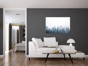 Obraz - Zahmlený les (90x60 cm)
