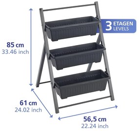 Kovový stojan na kvety (výška 85 cm) Vertical – Maximex
