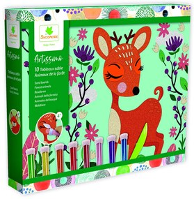 Artissimo - trblietkové pieskovanie - Lesné zvieratá