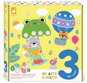 Janod My arts&crafts Kreatívna sada Štrasové kamienky nalepovanie Zvieratká od 3 rokov