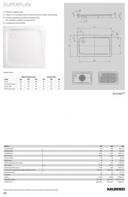 Kaldewei Superplan CLASSIC - Sprchová vanička 1200x800 mm, alpská biela 447300010001