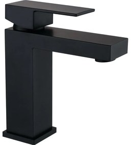 Mexen Cube, umývadlová batéria, čierna matná, 72900-70