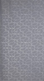 ZÁVES NA KRÚŽKOCH EVI 140X250 CM STRIEBORNÁ
