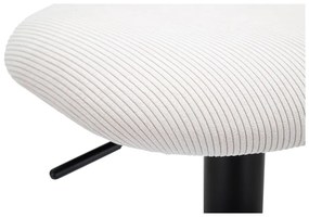 Bielo-čierna barová stolička s nastaviteľnou výškou (výška sedadla 61 cm) Tina – Mauro Ferretti