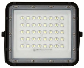 LED Vonkajší solárny reflektor LED/10W/3,2V IP65 4000K čierna + DO