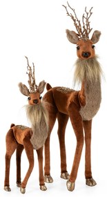 DEKORAČNÁ FIGÚRKA DEER 19X45 CM HNEDÁ