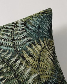 Karin - jednoduchá obliečka, 60x40cm farba produktu zelená látka zapletaná, vzorované