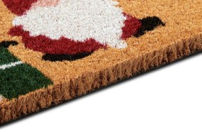 Hanse Home, Rohožka Trpaslík s darčekmi 106194 - na von aj na doma, 40x70, hnedá, chodba / predsieň