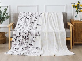 XPOSE® Mikroplyšová deka IVANKA - sivá 140x200 cm