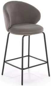 Barová Stolička H121 sivá/čierna