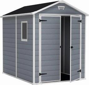 Záhradný domček Keter MANOR 6 x 8 DD šedý / biely