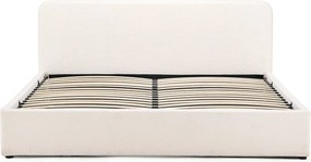 Noela Čalúnená posteľ s úložným priestorom biela TEDDY 180