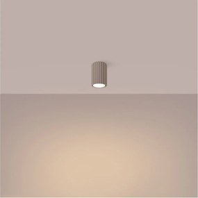 Taupe kovové bodové svietidlo ø 6,5 cm Gleam – Sollux