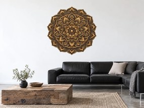 Bronzová mandala arch 46 x 46 cm