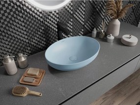 Mexen Cornelia, umývadlo na dosku 50 x 36 cm, modrá matná, 21885049