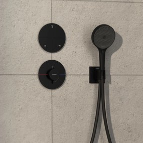Hansgrohe ShowerSelect Comfort S, termostat pod omietku, čierna matná, HAN-15559670