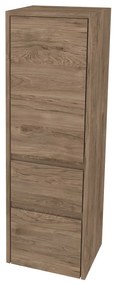 Mereo, Mereo Opto kúpeľňová skrinka vysoká 125 cm, ľavé otváranie, Multidecor, Dark Rockford Hic, MER-CN995LDRH1