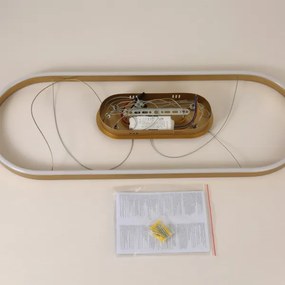 Brilagi - LED luster na lanku PONDIE LED/44W/230V 80x30 cm zlatý