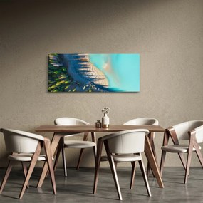 Obraz - Pohľad na jazero (120x50 cm)