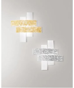 Gea Luce LARA P P arg - Stropné svietidlo LARA 2xE27/52W/230V 50 cm strieborná