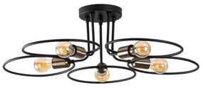 Prisadený luster CIRCLE 5xE27/40W/230V