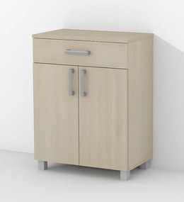 Nabytekmorava Kúpeľňová skrinka K24 farba korpusu: Dub sonoma tmavý, farba dvierok: Dub sonoma tmavý