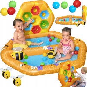 Vodné Ihrisko Pre Deti Nafukovací Bazén Brodzik Sorter 20x Loptičky