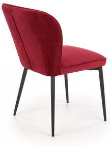 Designová stolička Olivie bordová