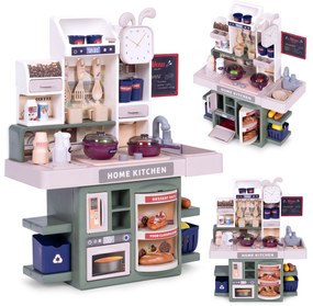 Detská kuchynka LED zvuky parný generátor 35 príslušenstvo