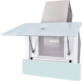 Digestor tvrdené sklo biely 600 mm