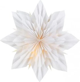 Markslöjd 705836 - Vianočná dekorácia NEELA 1xE14/25W/230V pr. 48 cm biela