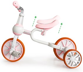 WELLHOX Balančný bicykel 4v1 - rúžový