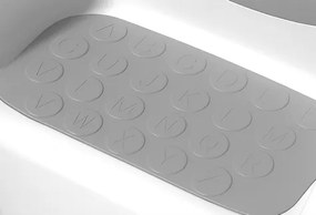 Skladacie detské schodíky 2-stupňové sivá