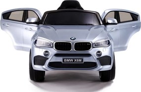 LEAN CARS BMW X6 batérie auto strieborná maľovaná