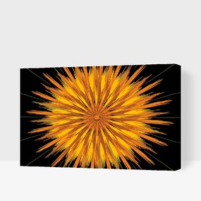 Gario Maľovanie podľa čísel Abstraktné kvetina Rozmery: 60 x 40 cm, Rámovanie: Iba zrolované plátno