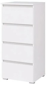 Komoda Cortez C 7 (biela). Akcia -15%. Vlastná spoľahlivá doprava až k Vám domov. 1123759