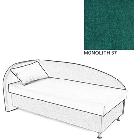AVA NAVI, ĽAVÁ 120x200 Varianta: MONOLITH 37