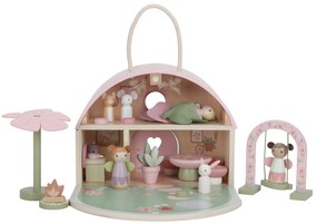 Domček pre víly drevený prenosný Fairy Garden