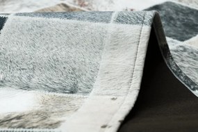 Koberec PATCHWORK 21716 béžový - imitácia kože krava