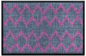 Premium rohožka s indiánskym vzorom  - ružovo-sivá (Vyberte veľkosť: 75*50 cm)