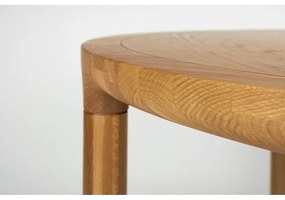 Okrúhly jedálenský stôl v dekore duba ø 128 cm Storm – Zuiver