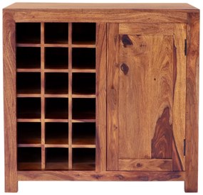 furniture-nabytek.cz - Drevená vinotéka 90x90x45 z masívu palisander