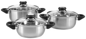 Silvercrest®  Súprava hrncov z ušľachtilej ocele, 6-dielna  (100390973)