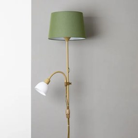 Brilagi - Stojacia lampa CERIA 1xE27/100W/230V + 1xE14/25W zlatá/zelená