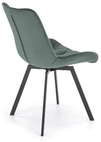 OTOČNÁ JEDÁLENSKÁ STOLIČKA TIARA TMAVO ZELENÁ