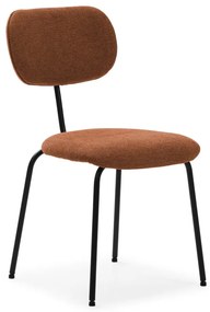 Jedálenská stolička v tehlovej farbe v súprave 4 ks Dash – Marckeric