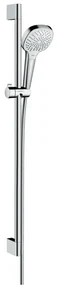 Hansgrohe Croma Select E, sprchová sada Multi so sprchovou tyčou 90 cm, biela/chrómová, HAN-26590400