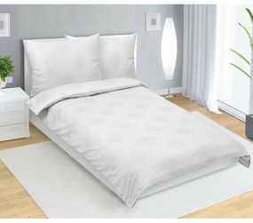 Bellatex Saténová posteľná bielizeň Linie biela ,140 x 220 cm, 70 x 90 cm, 140 x 220 cm, 70 x 90 cm